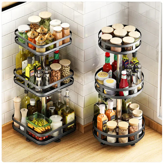 Multifunctional Kitchen Spice Rack