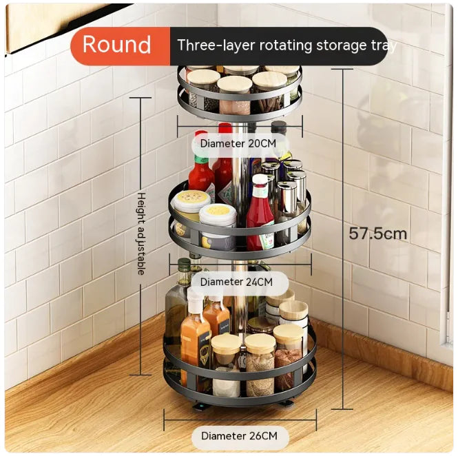 Multifunctional Kitchen Spice Rack